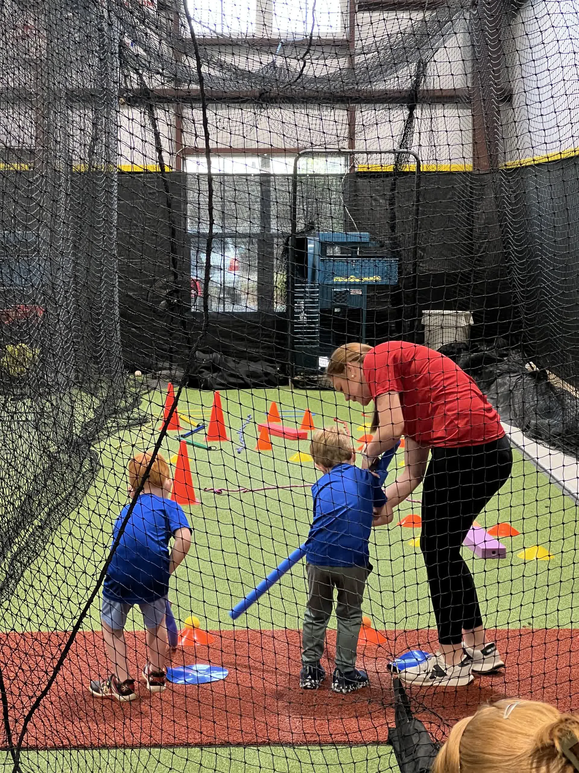 Soccer kids doing drills at Taylor'd Athletics facility