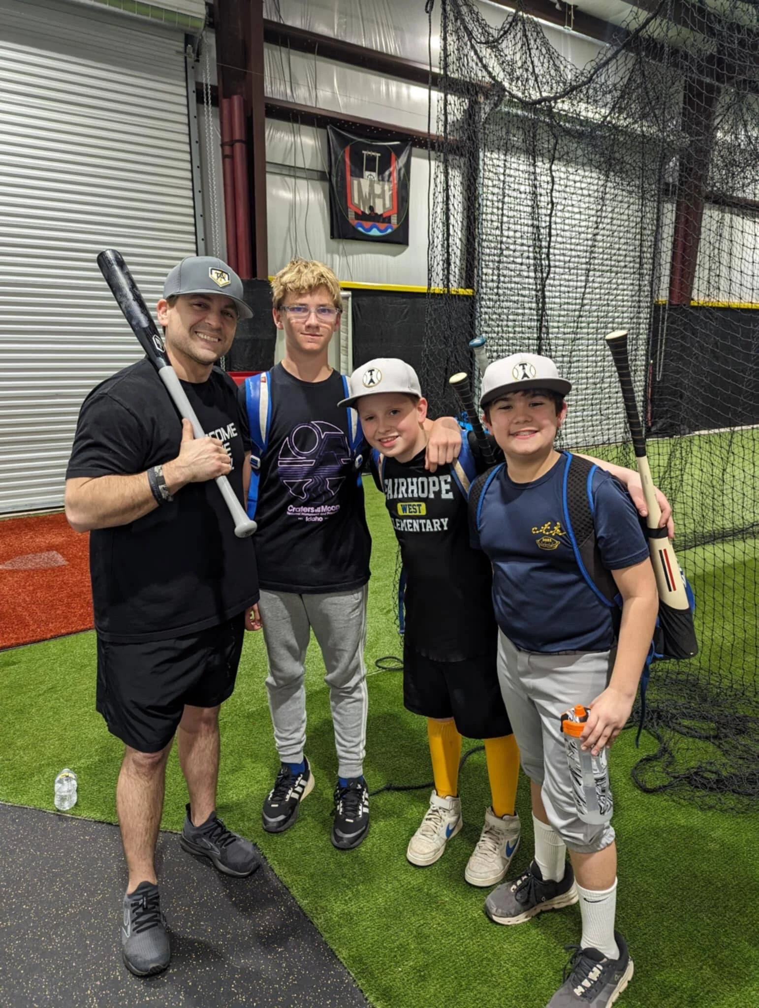 Batting cages at Taylor'd Athletics