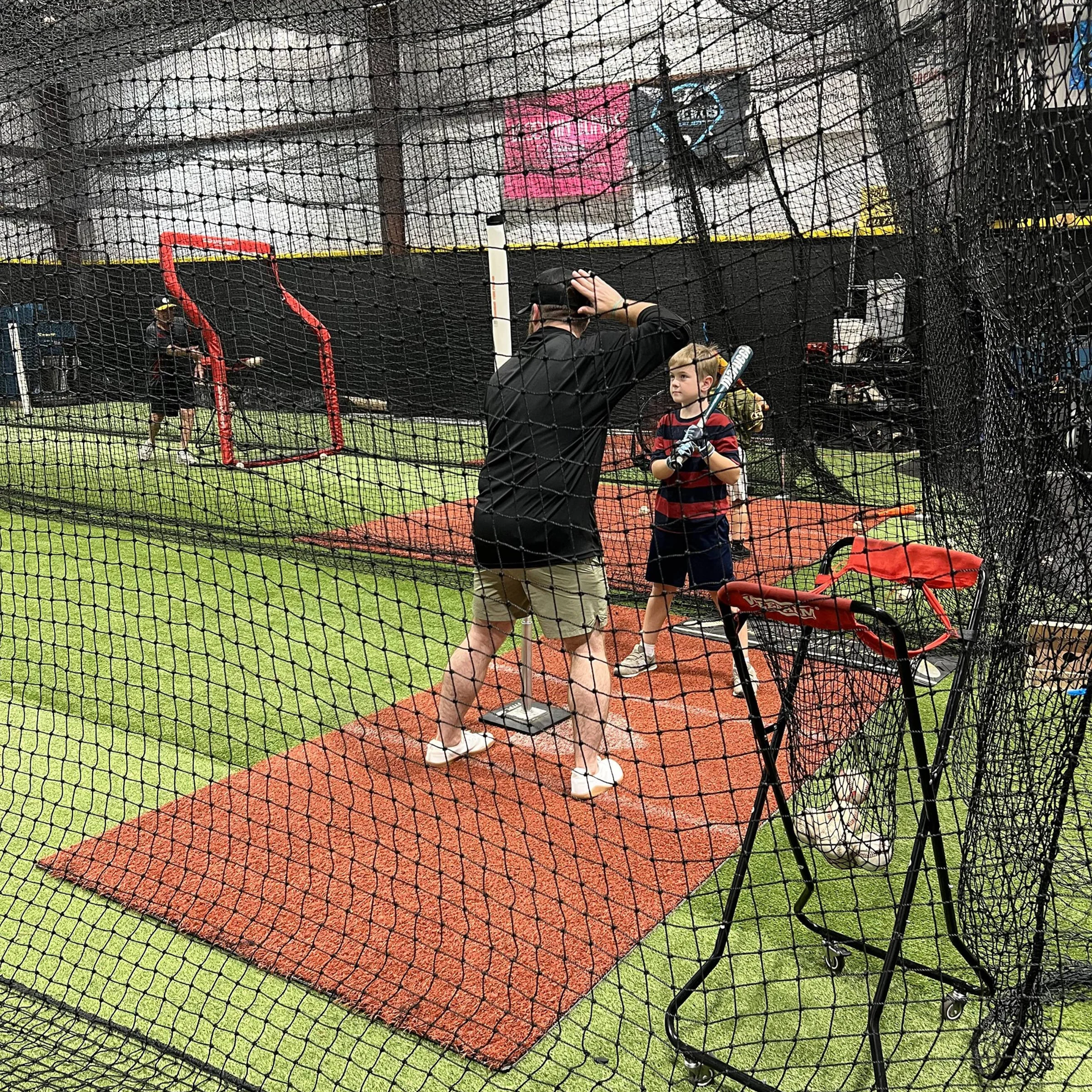 Baseball coaching session at Taylor'd Athletics